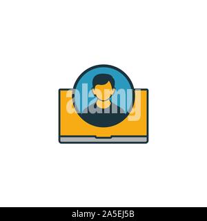 Bedienoberfläche Symbol gesetzt. Vier Elemente in verschiedenen Stilrichtungen von Design der Benutzeroberfläche und der ux icons Collection. Kreative Benutzeroberfläche gefüllt Symbole, Umriss Stock Vektor