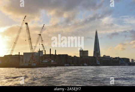 River Thames, London England Großbritannien Stockfoto