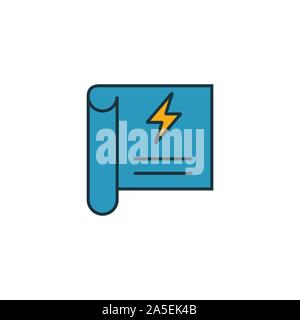 Die Entwicklung der Energie auf der Icon Set. Vier Elemente in verschiedenen Stilrichtungen von Kraft und Energie icons Collection. Kreative Energie Entwicklung Icons Stock Vektor