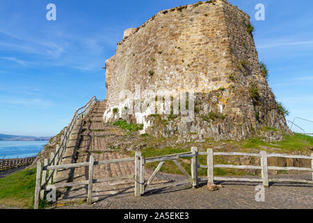 Lindisfarne Castle Northumberland, Großbritannien Stockfoto