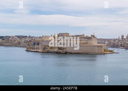 Valletta ist eine wunderschöne historische Stadt und andere bezaubernde Orte auf der Insel Malta. Stockfoto