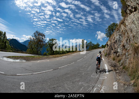 Alpe d'Huez, Frankreich. Stockfoto