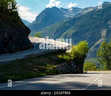 Alpe d'Huez, Frankreich. Stockfoto