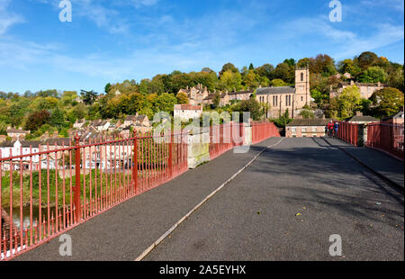 Die Eiserne Brücke, Ironbridge, Telford and Wrekin, Shropshire Stockfoto