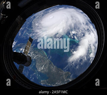 Hurricane Dorian von der ISS, September 2, 2019 gesehen Stockfoto