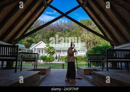 Malolo Island Resort und Likuliku Resort, Mamanucas Inselgruppe Fidschi Stockfoto