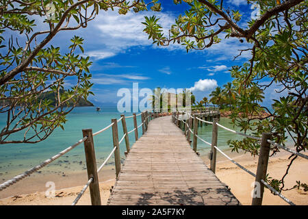 Likuliku Lagoon Resort, Overwater Bures im fünf-Sterne-Resort, Malolo Island Mamanucas, Fidschi Stockfoto