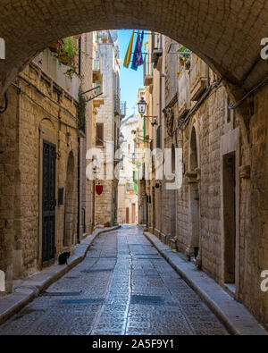 Giovinazzo, Stadt in der Provinz Bari, Apulien (Puglia), Süditalien. Stockfoto