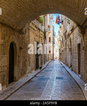 Giovinazzo, Stadt in der Provinz Bari, Apulien (Puglia), Süditalien. Stockfoto