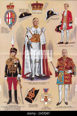 Vintage Royal Ceremonial Dress/Uniform 1900. Stockfoto