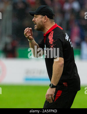 Köln, Deutschland, 20.10.2019, Bundesliga Spieltag 8, 1. FC Köln - SC Paderborn: Manager Steffen Baumgart (Paderborn). DFL BESTIMMUNGEN VERBIETEN DIE VERWENDUNG VON Fotografien als BILDSEQUENZEN UND/ODER QUASI-Video Quelle: Juergen Schwarz/Alamy leben Nachrichten Stockfoto