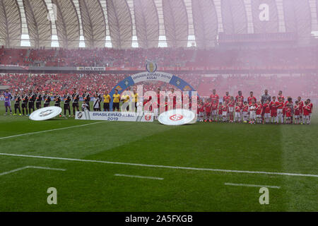 Porto Alegre, Brasilien. Okt, 2019 19. Rio Stadion am Sonntag Nachmittag (20) in Porto Alegre, RS, Brasilien. Credit: Raul Pereira/FotoArena/Alamy leben Nachrichten Stockfoto