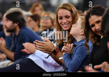 Roma, Italien. Okt, 2019 20. Virtus Roma gewinnt der fünfte Tag der LBA-Meisterschaft gegen Fortitudo Bologna 79-65 (Foto von Domenico Cippitelli/Pacific Press) Quelle: Pacific Press Agency/Alamy leben Nachrichten Stockfoto