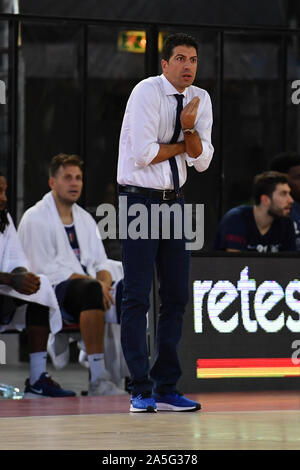 Roma, Italien. Okt, 2019 20. Virtus Roma gewinnt der fünfte Tag der LBA-Meisterschaft gegen Fortitudo Bologna 79-65 (Foto von Domenico Cippitelli/Pacific Press) Quelle: Pacific Press Agency/Alamy leben Nachrichten Stockfoto