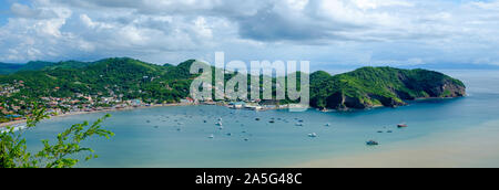 San Juan del Sur, Nicaragua Pano Stockfoto