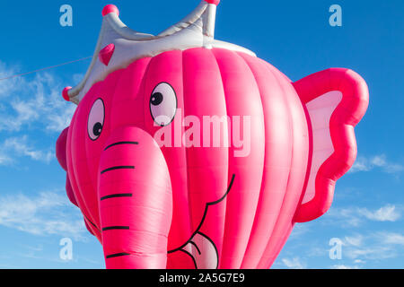 Albuquerque International Balloon Fiesta. Prinzessin Nelly Ballon. Findet jedes Jahr Anfang Oktober für 9 Tage. Größte Festival der Welt. Mit Stockfoto