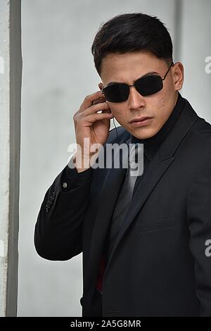 Mib Men In Black Security Guard Stockfoto