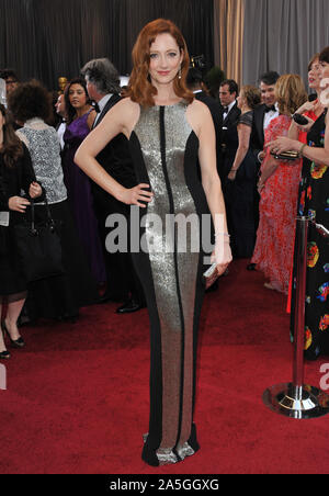 LOS ANGELES, Ca. Februar 26, 2012: Judy Greer auf der 84. jährlichen Academy Awards im Hollywood & Highland Theater, Hollywood. © 2012 Paul Smith/Featureflash Stockfoto