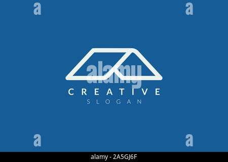 Modernes, minimalistisches Vektor. Geometrische Form Logo. Sechsecke und Dreiecke, Quadrate und Kreise geometrische Logo Symbole Vector Illustration Stock Vektor