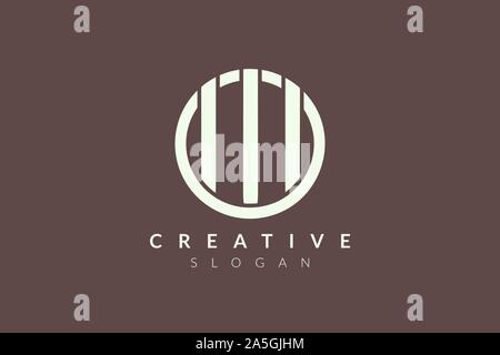 Modernes, minimalistisches Vektor. Geometrische Form Logo. Sechsecke und Dreiecke, Quadrate und Kreise geometrische Logo Symbole Vector Illustration. Stock Vektor