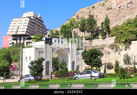 Qur'an Gate-historischen Tor in der nordöstlichen Eingang von Shiraz, Iran Stockfoto