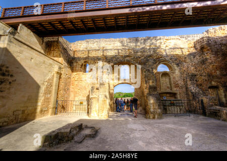 Italien, Apulien, Otranto, alte Stadtmauer Stockfoto