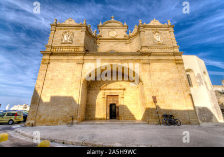 Italien, Apulien, Gallipoli, San Francesco d'Assisi Kirche Stockfoto