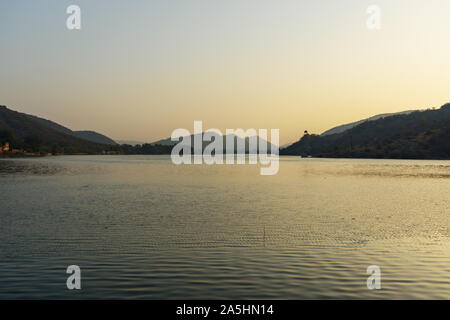 Jait Sagar See in der Nähe von Bundi. Rajasthan. Indien Stockfoto