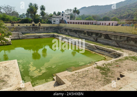 Bhoraji ka Kund stepwell, Einzugsgebiet für Regenwasser in Bundi. Rajasthan. Indien Stockfoto