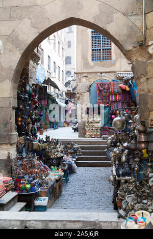 Ägypten, Kairo, Khan al-Khalili Markt. Stockfoto