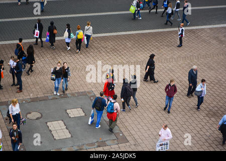 Frankfurt, Deutschland Oktober Außenbereich der Frankfurter Buchmesse Stockfoto