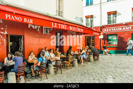 Restaurant Cafe' Le Tire-bouchon' Stockfoto