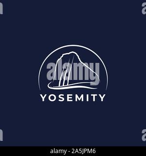 Yosemite Vektor logo Stock Vektor
