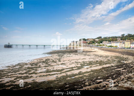 Der Pier in Clevedon North Somerset, VEREINIGTES KÖNIGREICH Stockfoto