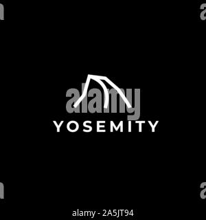 Yosemite Vektor logo Stock Vektor