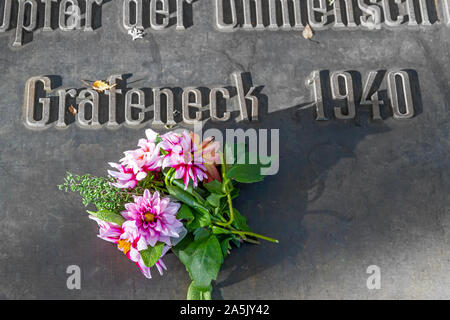 Gedenkstätte Grafeneck Sterbehilfe Zentrum Deutschland Stockfoto