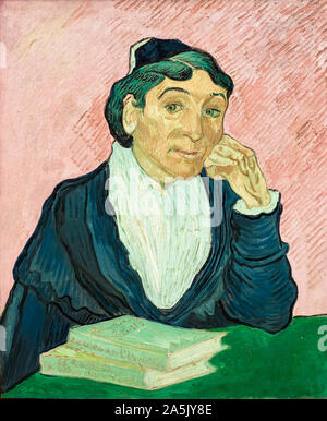 Vincent van Gogh, L'Arlésienne, (Madame Ginoux), Portrait Malerei, 1890 Stockfoto