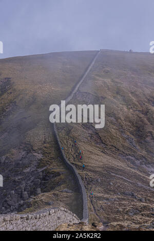 Die Berge von Mourne entlang der mourne Wall, Newcastle, County Down, Nordirland Stockfoto