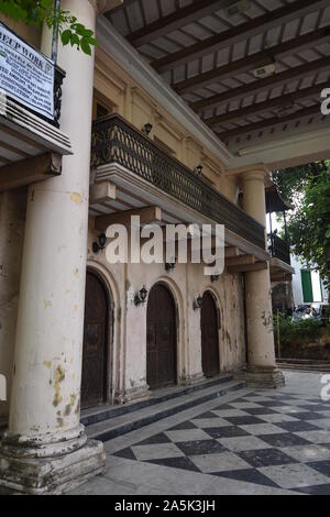 Nat Mandir (estd. 1830) Der Shobhabazar Royal Palace. 35 Raja Nabakrishna Straße. Kolkata, West Bengal, Indien. Stockfoto