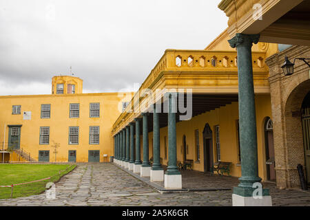 Das Schloss der Guten Hoffnung lokal bekannt als das Schloss oder Kapstadt Burg ist ein beliebtes Ausflugsziel für Menschen in Kapstadt, Südafrika, T Stockfoto