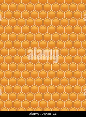 Wabe Waben als geometrische Hintergrund. Vektor. Stock Vektor