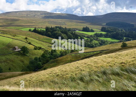 Uldale im Sommer, Cumbria Stockfoto