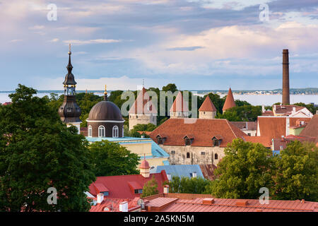 Ansicht von Tallinn, Estland Stockfoto