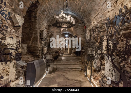 Stein Museum, Bastion Passagen und Tunnel, Tallinn, Estland Stockfoto