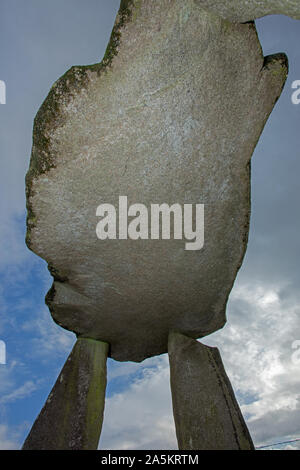 Legananny Dolmen, Megalithic, County Down, Nordirland Stockfoto