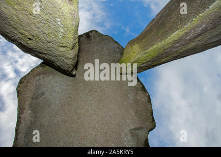 Legananny Dolmen, Megalithic, County Down, Nordirland Stockfoto