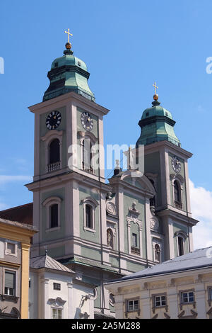 Der alte Dom, der alte Dom, Linz, Oberösterreich, Österreich, Europa Stockfoto