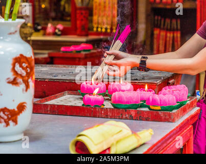 Sünde sze si ya Tempel in Kuala Lumpur in Malaysia Stockfoto