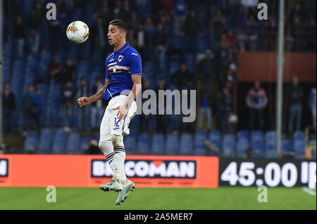 Fabio Depaoli (sampdoria) bei Sampdoria vs AS Rom, Genua, Italien, 20 Okt 2019, Fußball Italienische Fußball Serie A Männer Meisterschaft Stockfoto