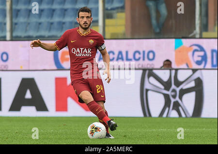 Alessandro Florenzi (Roma) bei Sampdoria vs AS Rom, Genua, Italien, 20 Okt 2019, Fußball Italienische Fußball Serie A Männer Meisterschaft Stockfoto